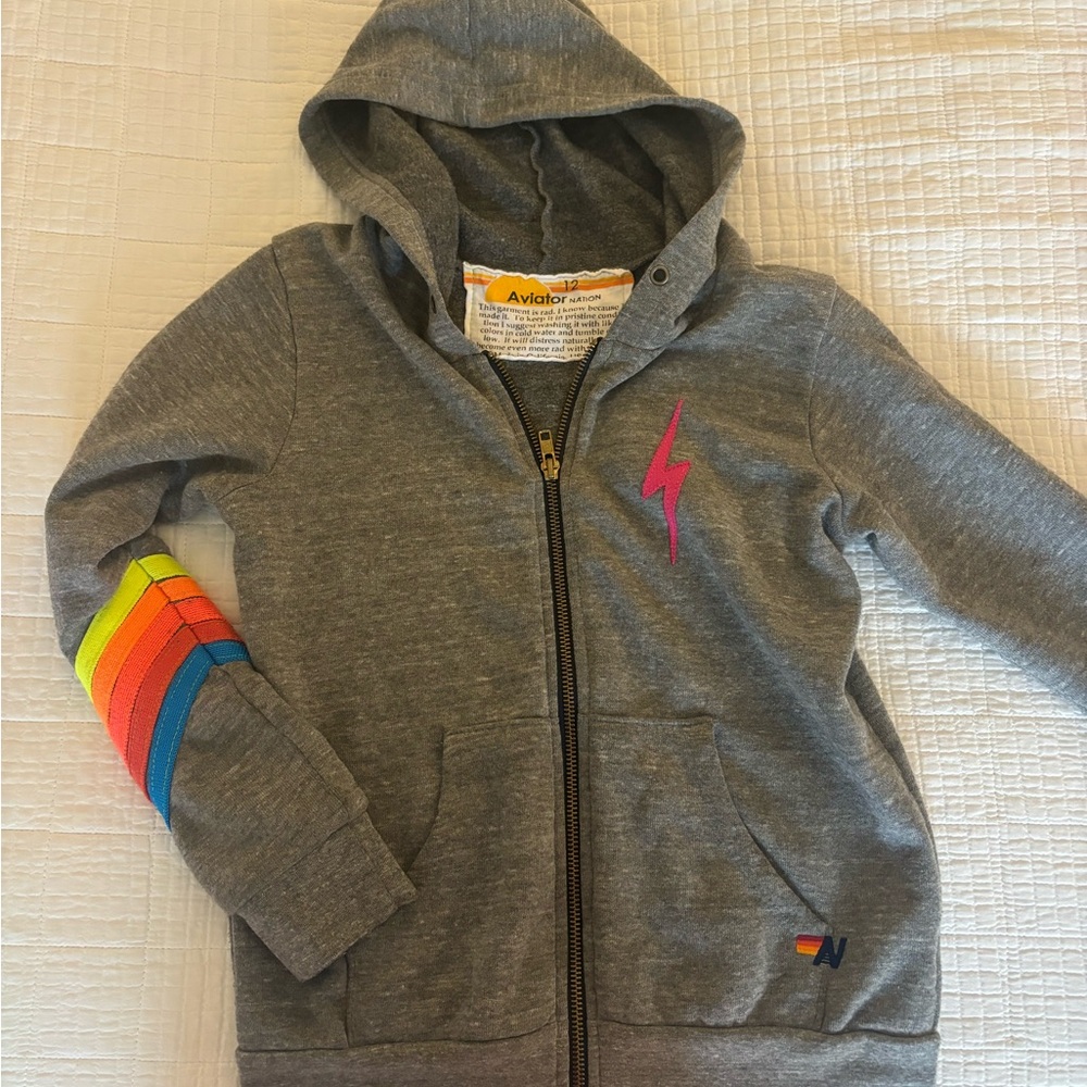 Aviator Nation youth size 12 sweathsirt EUC
